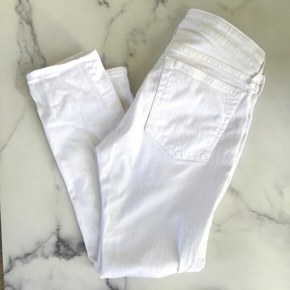 Rag & Bone Dre Slim Boyfriend Jeans, Optic White, Size 25 - Picture 5 of 11